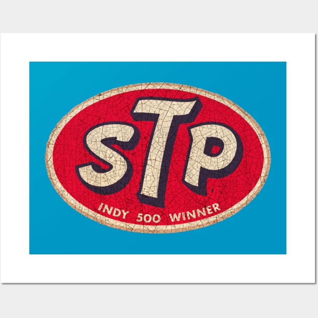 STP Racing Wall Art by Midcenturydave